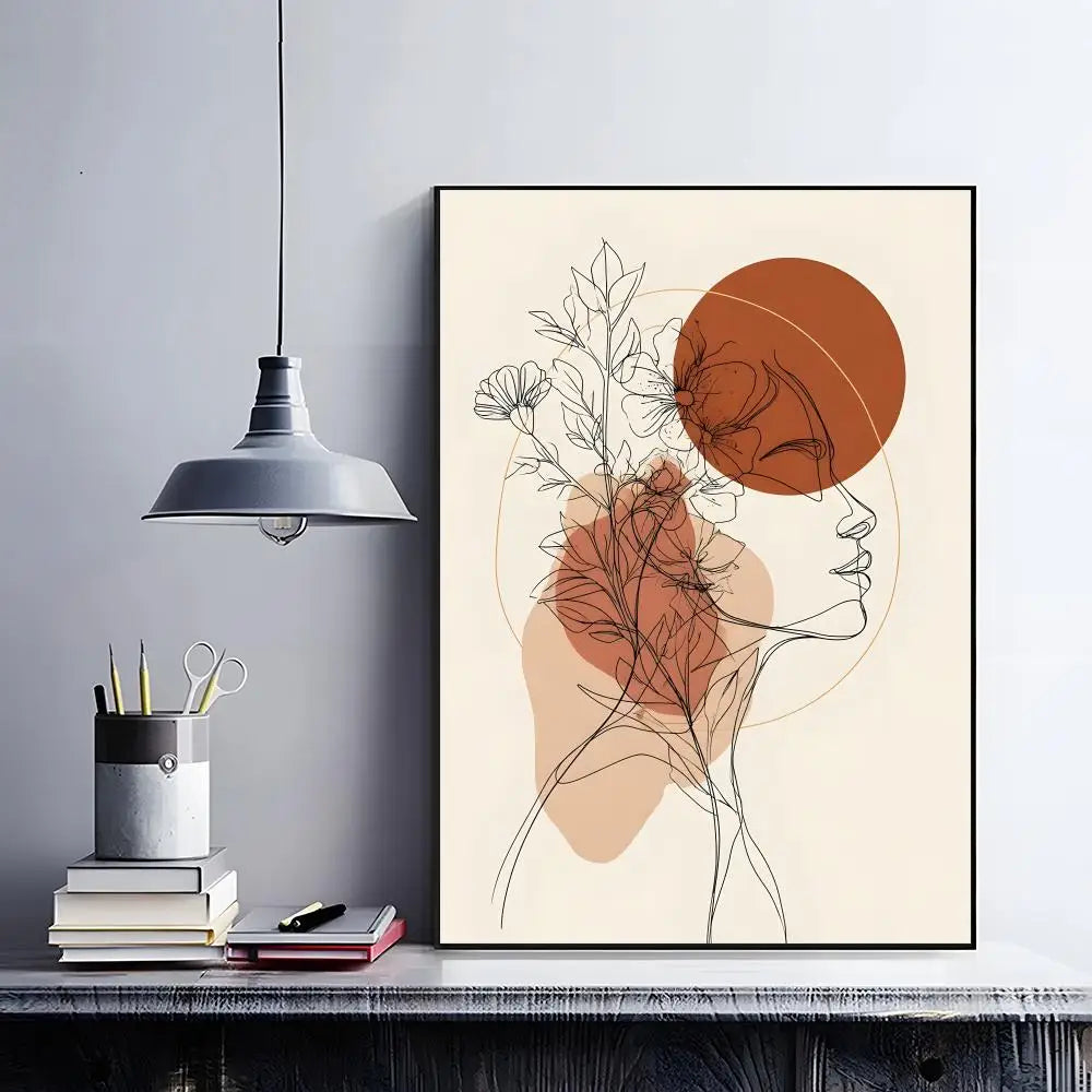 Abstract Bohemian Wall Art Poster
