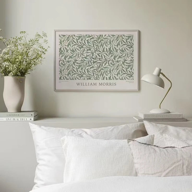 Boho Abstract Girl & Vase Wall Art Canvas