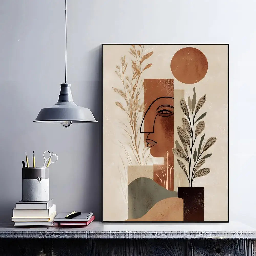 Abstract Bohemian Wall Art Poster