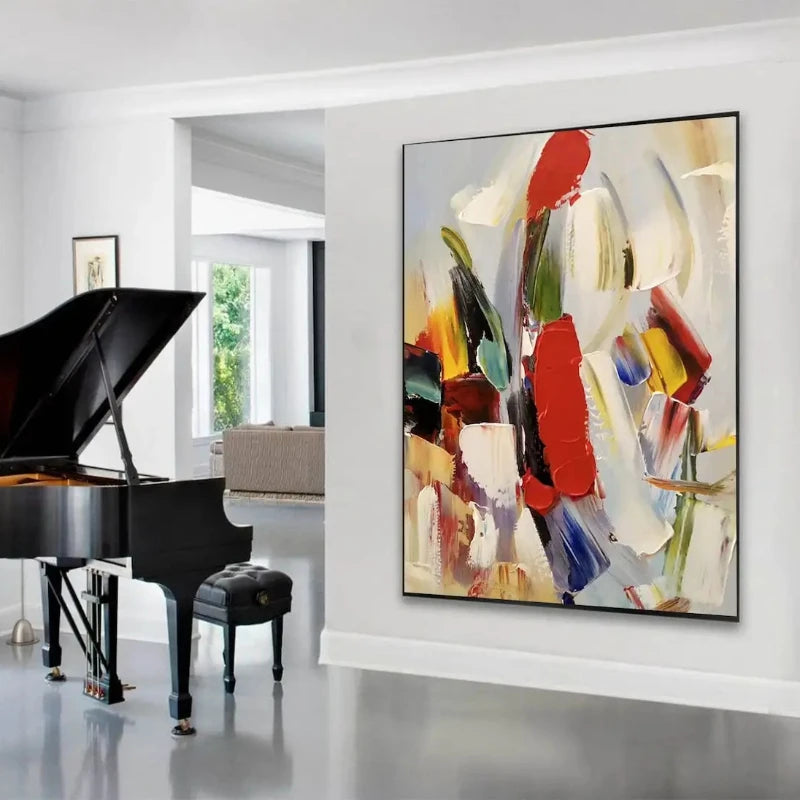 Colorful Abstract Canvas Wall Art