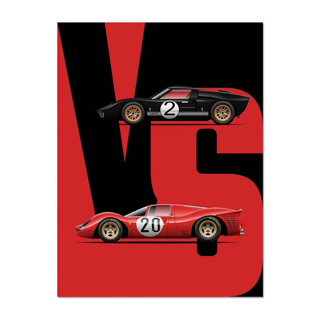 Vintage Racing Canvas Print