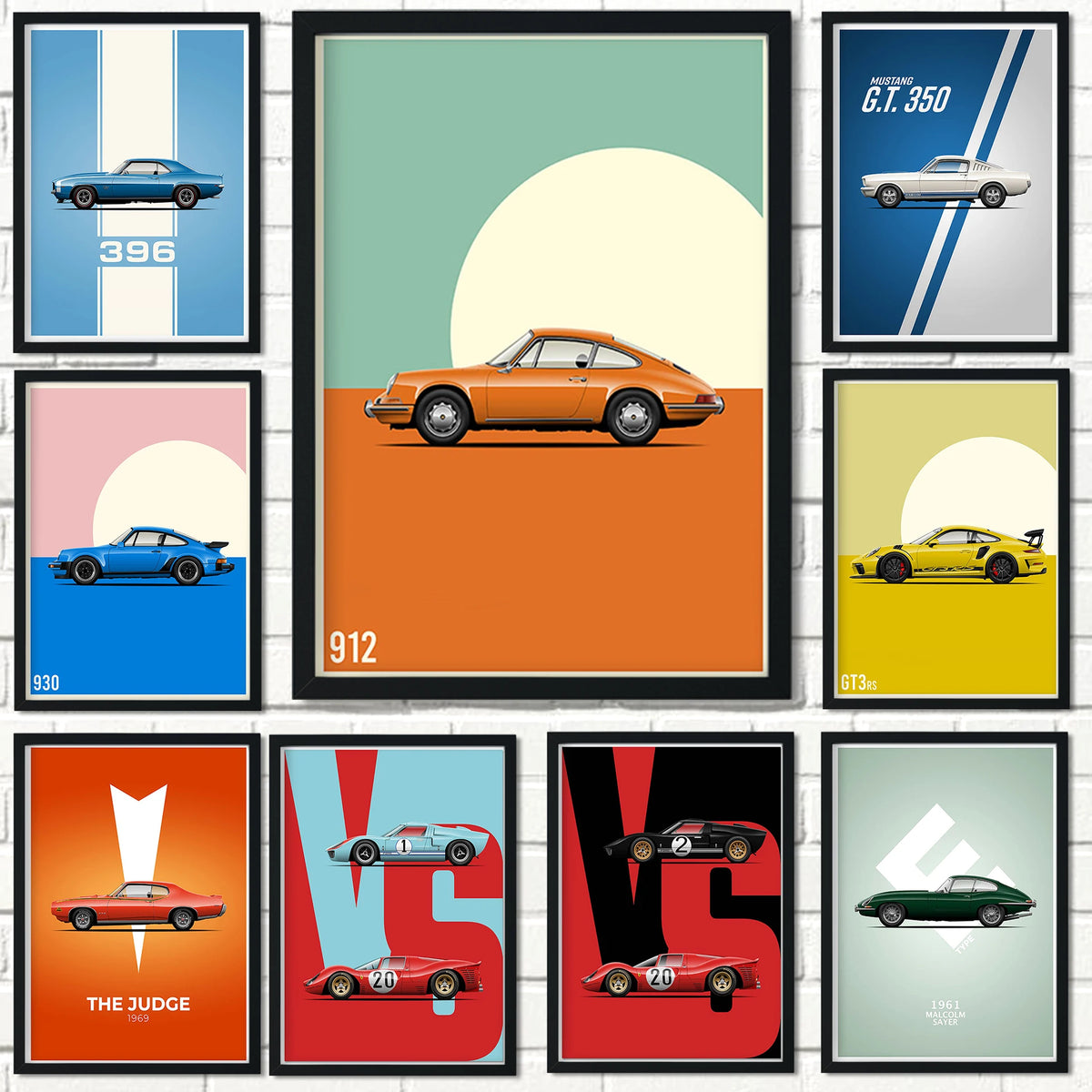 Vintage Racing Canvas Print