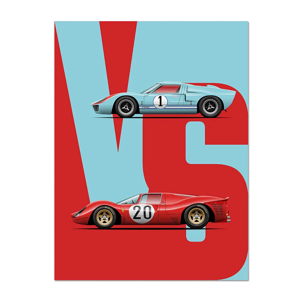 Vintage Racing Canvas Print