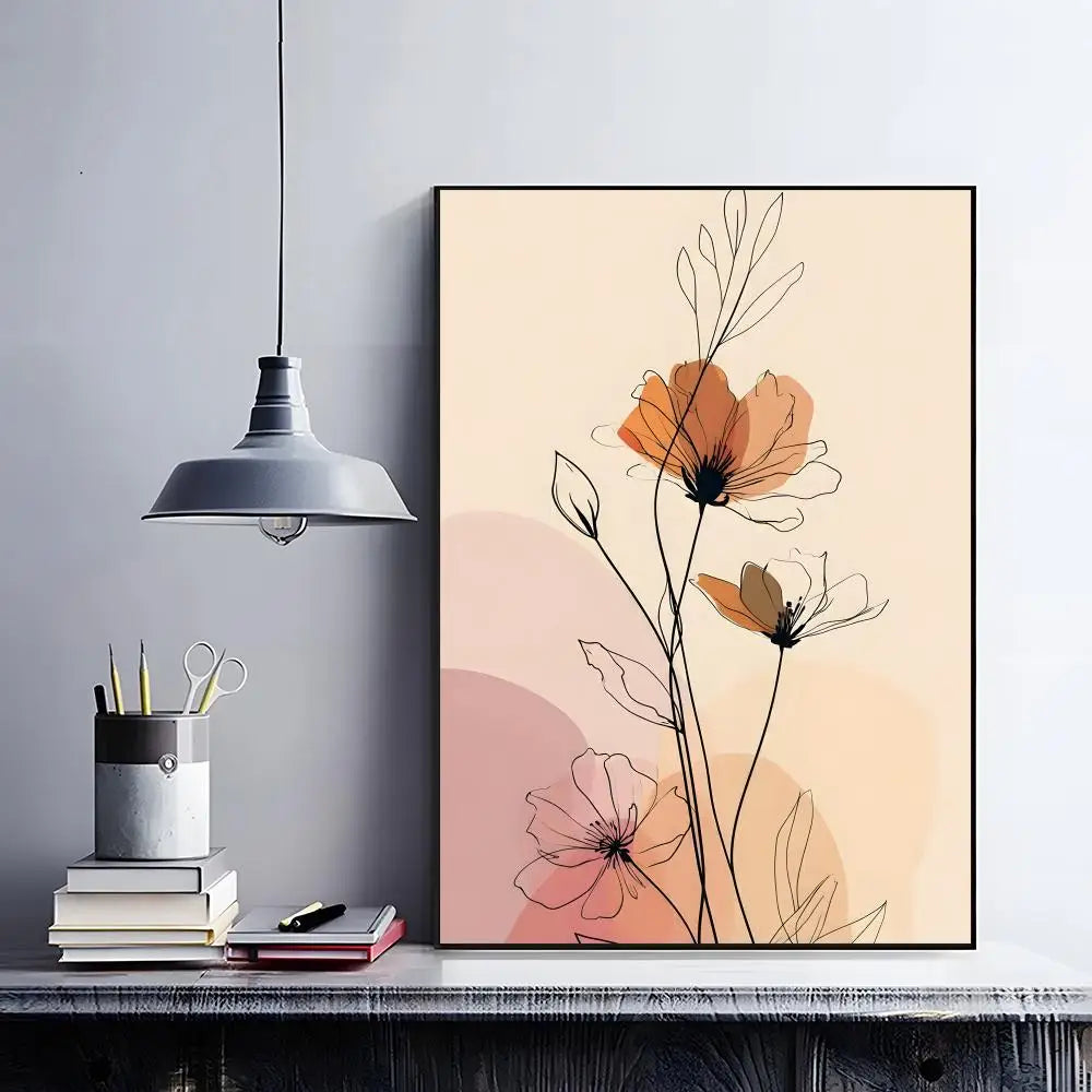 Abstract Bohemian Wall Art Poster